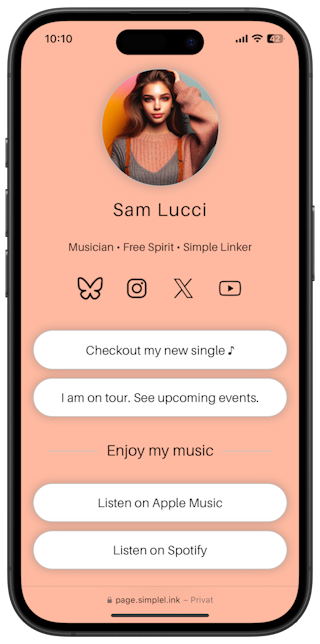 The Simple Page of Sam Lucci